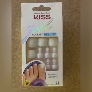 Kiss Gel Fantasy Toe Nail Kit - NIB
